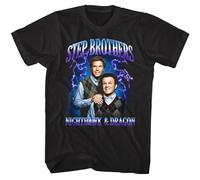 Step Brothers Nighthawk & Dragon Men's T Shirt Black
