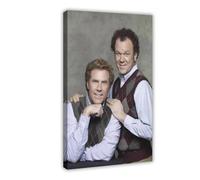 Step Brothers Will Ferrell And John Reilly Comedy Movie Poster Canvas Poster Bedroom Decor Landscape Office Room Decor Gift 12x18inch(30x45cm)