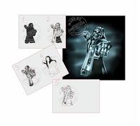 Step by Step Airbrush Stencil Bad Ass AS-080