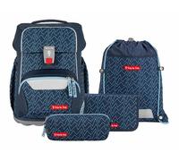 Step by Step Basis Schulranzen-Set 4-teilig Blue Lines