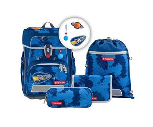 Step by Step Cloud Reflect School bag set 5-piece blue