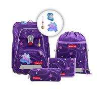 Step by Step Fit School bag set 5-piece purple