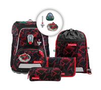Step by Step Fit School bag set 5-piece red