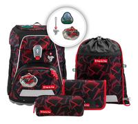 Step by Step Fit School bag set 5-piece red