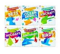 Step By Step Guide To Easy Origami For Beginners 8 Books Set Collection (Aircraft, Birds, Dinosaurs, Farm Animals, Holidays, Jungle Animals, Ocean Animals, Pets)