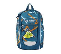 Step by Step Kiga Mini Backpack Set, Ergonomic Backpack with Height-Adjustable Chest Strap for the Little Ones, for Nursery, Nursery & Nursery, from 12 M+, Toddlers, 6 Litres, Dragon Milo - Blue