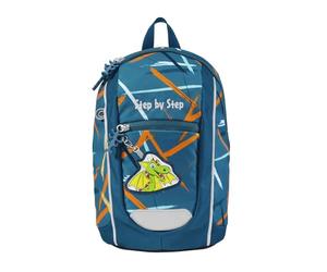 Step by Step Kiga Mini Backpack Set, Ergonomic Backpack with Height-Adjustable Chest Strap for the Little Ones, for Nursery, Nursery & Nursery, from 12 M+, Toddlers, 6 Litres, Dragon Milo - Blue