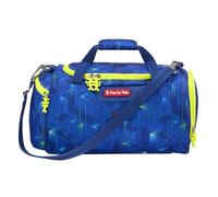 Step by Step Police Truck Charly Blue Sports Bag with Wet Laundry Compartment, Removable Shoulder Strap, Adjustable Shoulder Strap for Girls 1st Class 13L