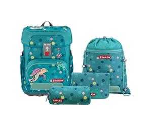 Step by Step satchel Cloud Schulranzen-Set 5 -piece Turtle Josie turquoise