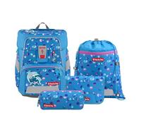 Step by Step satchel Space Schulranzen-Set 5 -piece Dolphin Finja blue