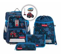 Step by Step Space Tractor Freddy School Bag Backpack Set 5-Piece, blue, 28 x 37 x 20 cm