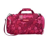 Step by Step Sports Bag with Wet Laundry Compartment, Removable Shoulder Strap, Adjustable Shoulder Strap, from 1st Class, 13L, Wild Horse Nora - Red