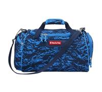 Step by Step Sports Bag with Wet Laundry Compartment, Removable Shoulder Strap, Adjustable Shoulder Strap, from 1st Class, 13L, Manta Rio - Blue