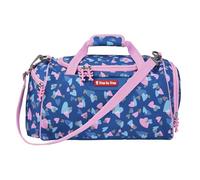 Step by Step Sports Bag with Wet Laundry Compartment, Removable Shoulder Strap, Adjustable Shoulder Strap, from 1st Class, 13L, Seashell Pearl - Blue-Pink
