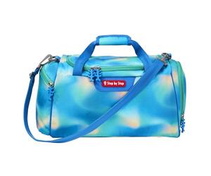 Step by Step Sports Bag with Wet Laundry Compartment, Removable Shoulder Strap, Adjustable Shoulder Strap, from 1st Class, 13L, Ninja Zazu - Blue-Green, standard size, Classic