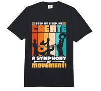 Step by Step we Create a Symphony - Marching Band Comfort Colors Adult Heavyweight T-Shirt