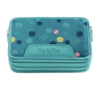 Step by Step XXL Pencil Case "Turtle Josie", 43 Pieces, Turquoise, Pre-stocked with Writing Utensils, for Girls from 1st Grade, Order in School Bag, Matching School Bag