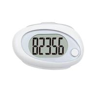 Step Counter For Walking 3D Pedometer With Clip And Lanyard Long Standby Time Seniors With Error Correction For Accurate Counting(White)