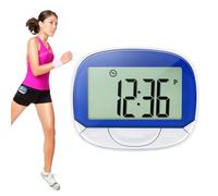 Step Counter for Walking | Step Counter with Built-in Clip - Portable Pedometer with Back Clip & Clock Function, Accurate Calorie Distance