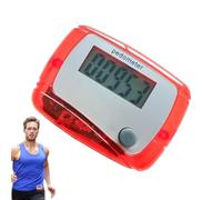 Step Counter | Pedometer with Time Display | Sports Pedometer | LCD Counter Digital Daily Target Digital Monitor for Outdoor Hiking Adventure Running Jobs