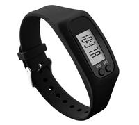 Step Counter Watch Large Screen Calories Step Counter LCD Display No App Required Monitor For Daily Travel Commute Weekend Walking Jogging Hiking Park Workouts Gym Senior Men