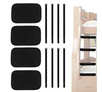 Step Cushion for Bunk Beds - Pack of 4 Comfortable Non-Slip Protection | Dormitory Bed Step Protector | For Family, Children, Adults, Home, Indoor, Outdoor