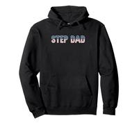 Step-Dad American Flag Patriotic USA 4th Of July StepDad Pullover Hoodie