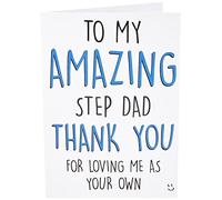 Step Dad Card Father's Day Card for Step Dad Birthday Card Christmas Card Thank You Step Dad Christmas Cards Appreciation Card Family PC304