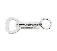 Step Dad Gifts Keyring Thank You for Loving Me as Your Own Bottle Opener Keyring Christmas Birthday Gifts for Stepdad Fathers Day Gift Step Dad Gift from Daughter Son