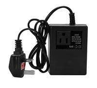 Step Down 220V to 110V Voltage Converter,International Power Converter,200W Portable Copper Voltage Converter High Conductivity 50/60Hz Travel Adapter UK Plug