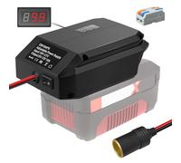 Step Down Converter for Einhell 18V to 12V Power Wheels Battery Adapter&Cigarette Lighter Adapter,DC 12V(5-13V) Buck Converter Regulator, Power Wheel Adapter for All Car Appliances