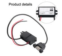 Step-Down Power Non-Isolated 3a USB Output Synchronous Dc-dc Industrial Converter Module 12v Supply 5v Rectification 96 Efficiency Use for to Automotive(Single USB with Ear)