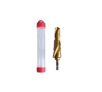 Step Drill Bit 14-22mm HSS 5-Step Cone Core Bit with Hex Shank for Steel Wood Aluminum PVC Insulation Boards, 1-Pack