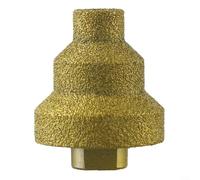 Step Drill Bit 20-35-50mm Straight Flute Hole Opener for Metal Wood Aluminum Marble Milling Cutter Gold Finish Power Tool Accessory