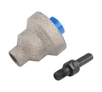 Step Drill Bit 20-35-50mm with Straight Flute for Metal, Marble, Wood, Aluminum Sheets, M10 Thread, Includes Adapter Rods(10MM with Adapter)