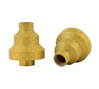 Step Drill Bit 20-35-50mm with Straight Flute for Metal, Wood, Aluminum Sheets, Gold Tinted Milling Cutter Hole Opener Tool for DIY and Workshop Use