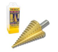 Step Drill Bit 4-42MM, HSS Titanium Step Bit For Metal, Multiple Hole Drilling Cone Drill Bit with Tri-Flat Shank, Stepped Up Bits For DIY Lovers