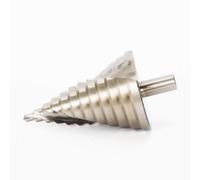 Step Drill Bit 6-60mm Spiral Groove Cutter HSS Round Shank Step Cone Drill Bit, for iron plate, PVC plate, insulation board