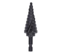 Step Drill Bit, M2 High Speed Steel, Dual Groove Design, Non Slip Tip, Hex Shank, for Metal Working (Xixianx7tzfe42gr-13)
