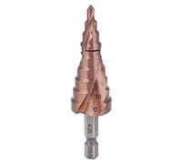 Step Drill Bit Set Cobalt Coated High Speed Steel Hex Shank Professional Hole Saw Kit for Stainless Steel Wood Plastic Aluminum Alloy Metal Working (4-20)