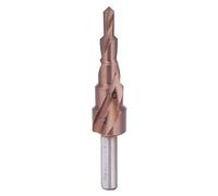 Step Drill Bit, Step Drill Bit, High Speed Steel HSS M35 Step Drill Bit Triangular Shank Hole Opening Tool, Step Drill Bits (4-12 (Level 5))