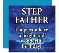 Step Father Birthday Card, Magical Night Sky