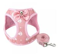 Step-in Air Dog Harness Step in Vest for Small Medium and Cat Nylon Chest Walking Pets Rope Set