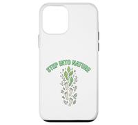 Step Into Nature Minimal Leaf Footprint Design Case for iPhone 12 mini