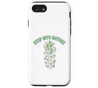 Step Into Nature Minimal Leaf Footprint Design Case for iPhone SE (2020) / 7/8