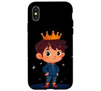 Step into Royalty with this Noble Prince with Crown Case for iPhone X/XS