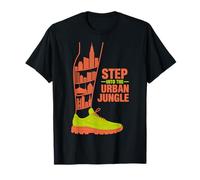 Step Into The Urban Jungle Shoe Design T-Shirt