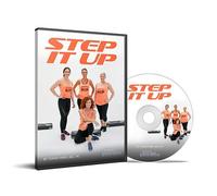Step It Up Workout DVD - Follow Along Exercise Routines Using a Step To Burn Fat, Build Strength and Tone Muscles