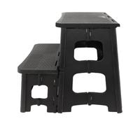 Step Ladder 2 Step Folding,Bedside Step Stool Non-slip Stepping Stool - 2 Step Folding Step Stool Stable Two Step Ladder for Indoor Outdoor