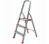 Step Ladder 3 Step Aluminum Folding Step Ladders Anti Slip Feet Tuffmate